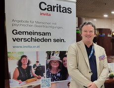Mann vor Rollup