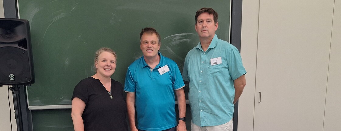 Mitglieder der Inkusiven Redaktion bei der SOB-Schulveranstaltung zum Thema Sucht