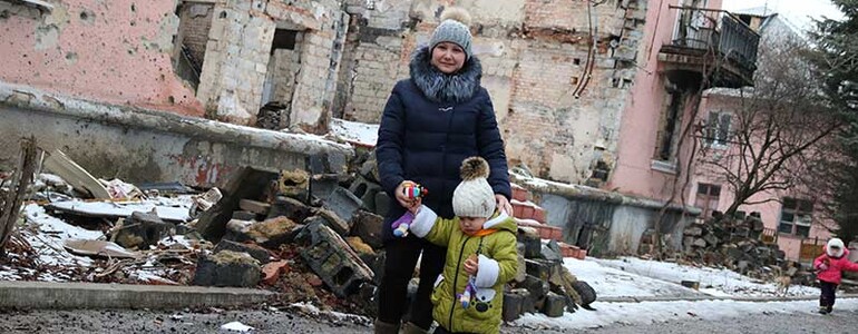 Spenden für Menschen in der Ukraine-Krise