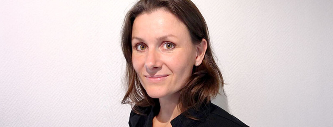 Eine Frau im Portrait