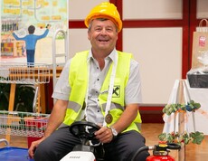 Peter Sattlberger beim Verabschiedungsfest