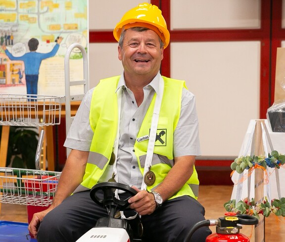 Peter Sattlberger beim Verabschiedungsfest