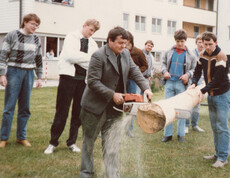 Maibaum-Aufstellen in den 90er Jahren