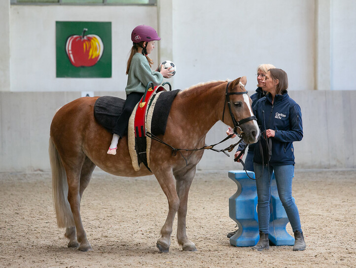 Heilpädagogische und therapeutische Förderung mit Pferd
