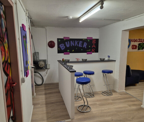 Frisch renovierter Partyraum
